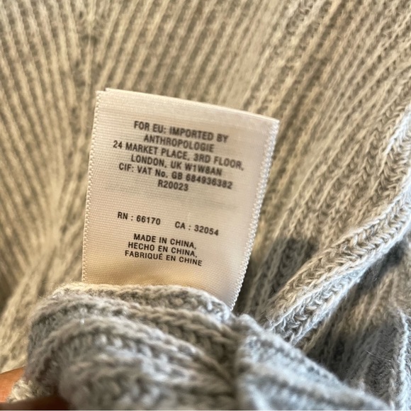 Anthropologie Moth Front Tie Knit Sweater - Picture 5 of 10